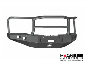 GMC Sierra 1500 Stealth Front Winch Bumper Lonestar Guard - Smittybilt XRC - Texture Black WARN M12000